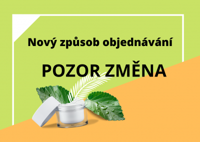Změna v objednávání zboží | Elershop.cz